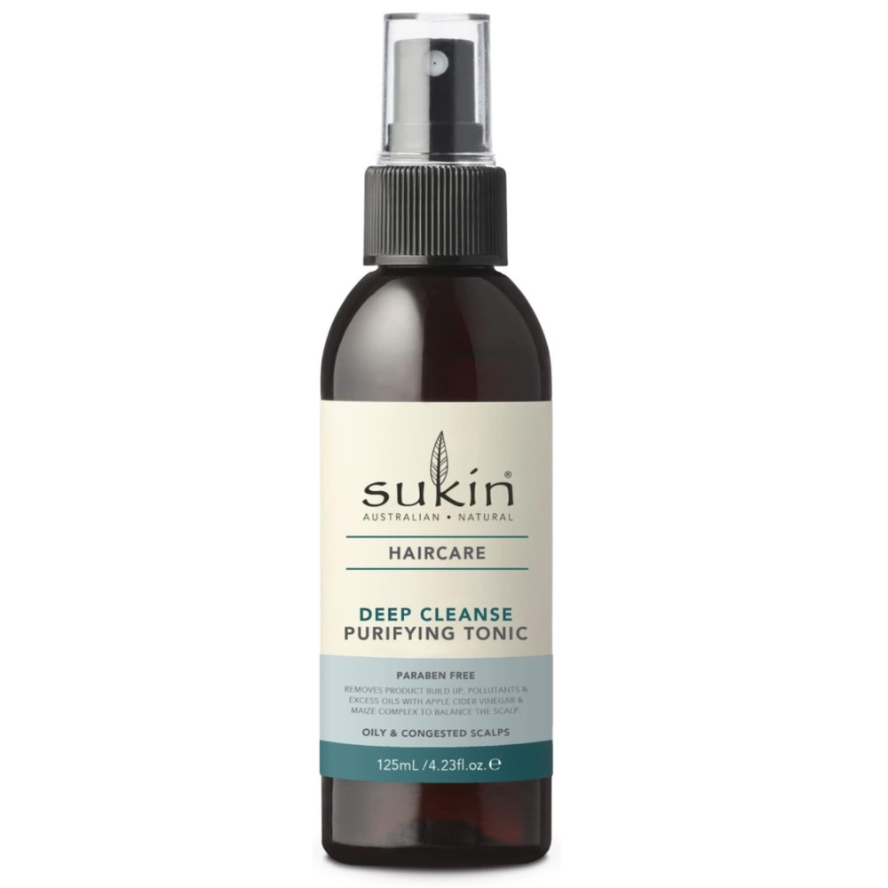New Sukin Deep Cleanse Purifying Scalp Tonic Haircare Range Removes BuildUp Hair